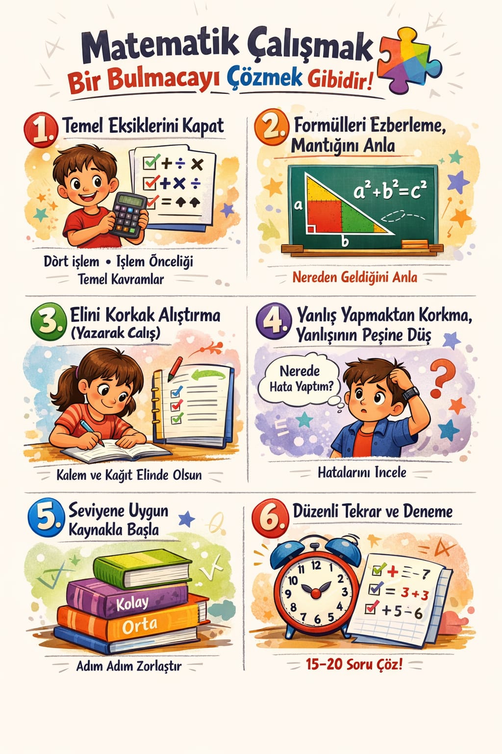 Matematik nasıl çalışılır?